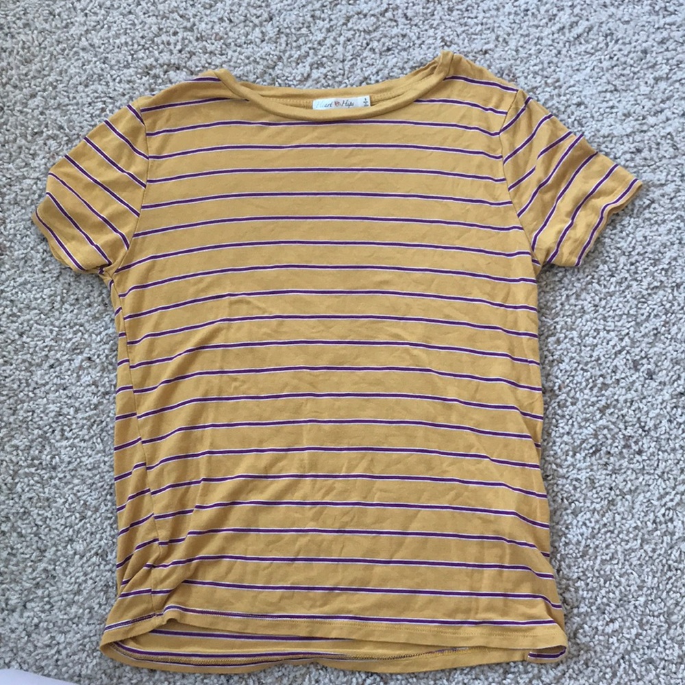 yellow shirt